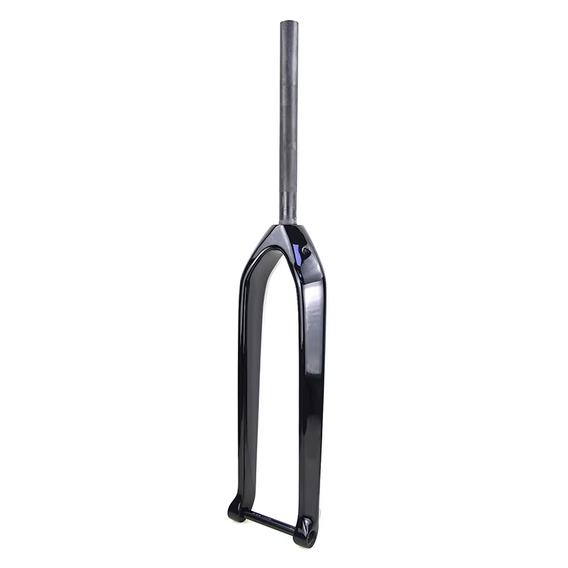 Bicycle Full Carbon Fibre Disc Brake Mountain Bike Fork Thru Axle Straight Inner Cable hard parts